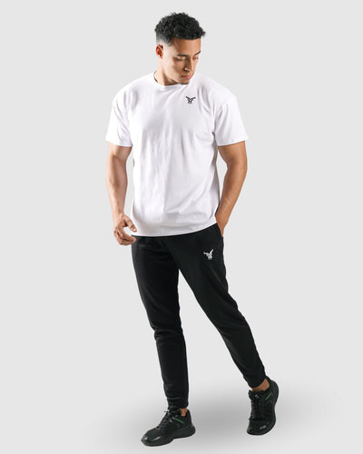 ايسنشال تي شيرت كبير الحجم - أبيض