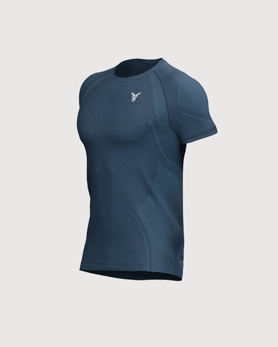 Progress Seamless T-Shirt - Navy Marl