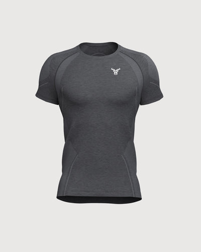Progress Seamless T-shirt - Black Marl