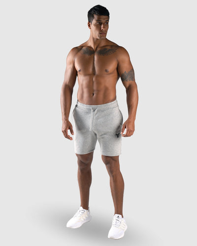 ايسنشال  شورت - رمادي