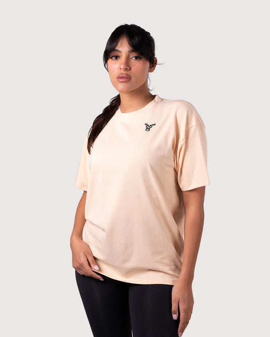Essential T-shirt Femme Oversize - Crème
