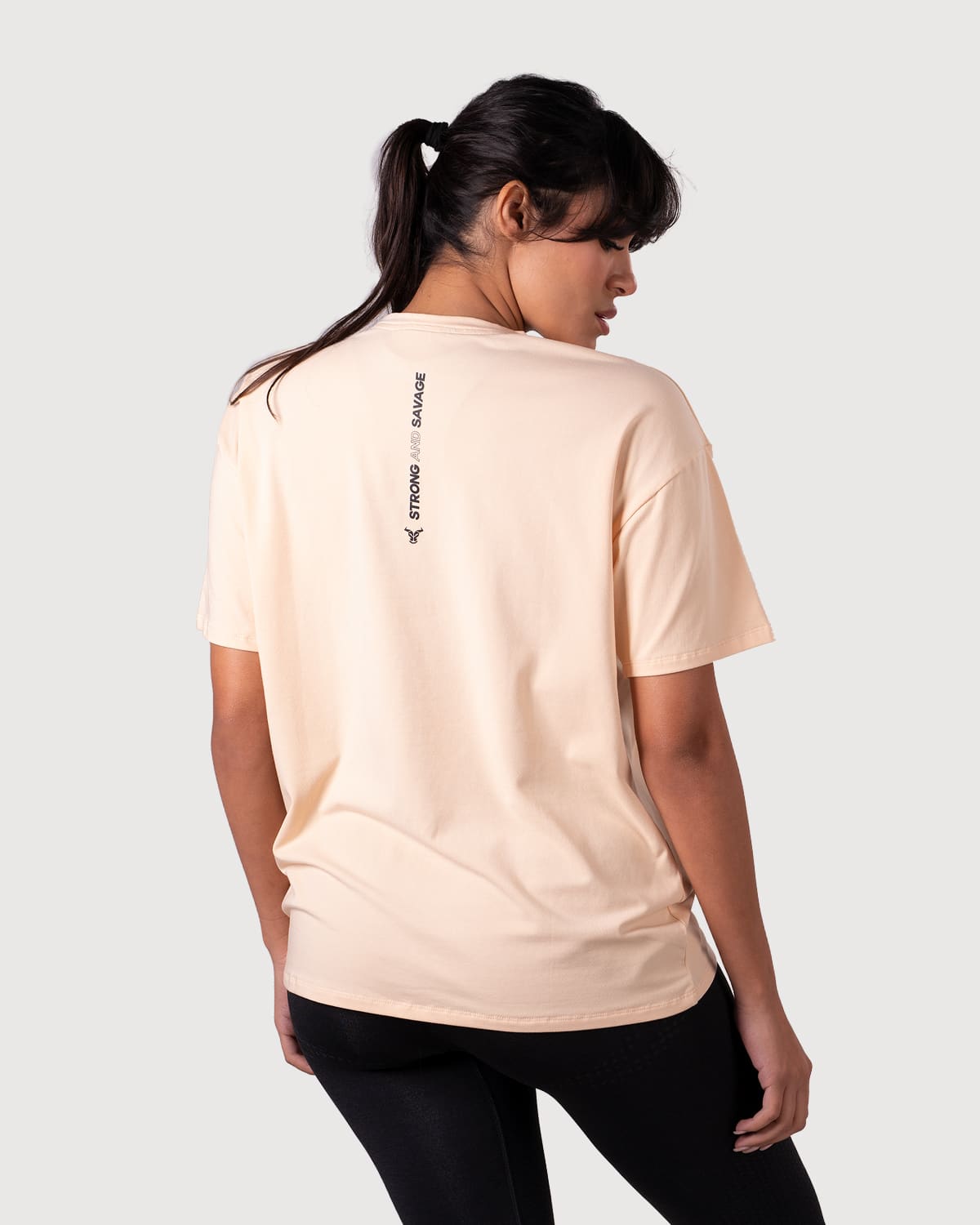 T-shirt Femme Essential Oversize - Crème