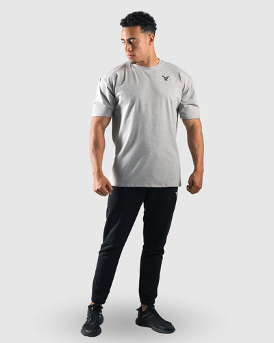 Essential تي شيرت كبير الحجم - رمادي