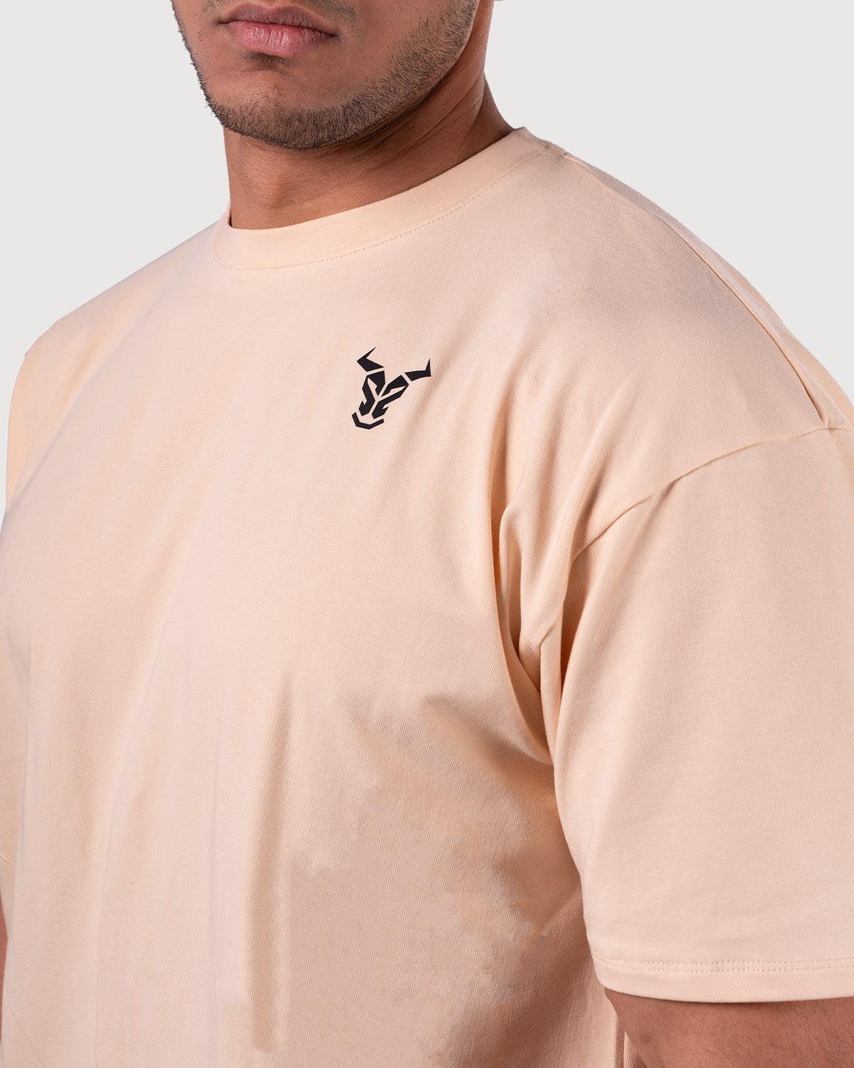 T-shirt oversize essentiel - Crème 