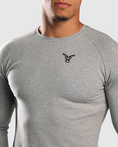 Essential Long Sleeve - Grey Marl