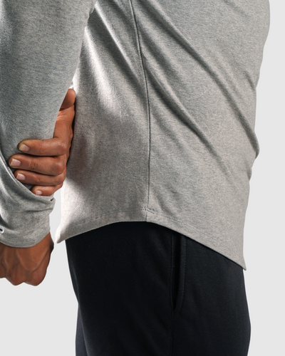 Essential Long Sleeve - Grey Marl