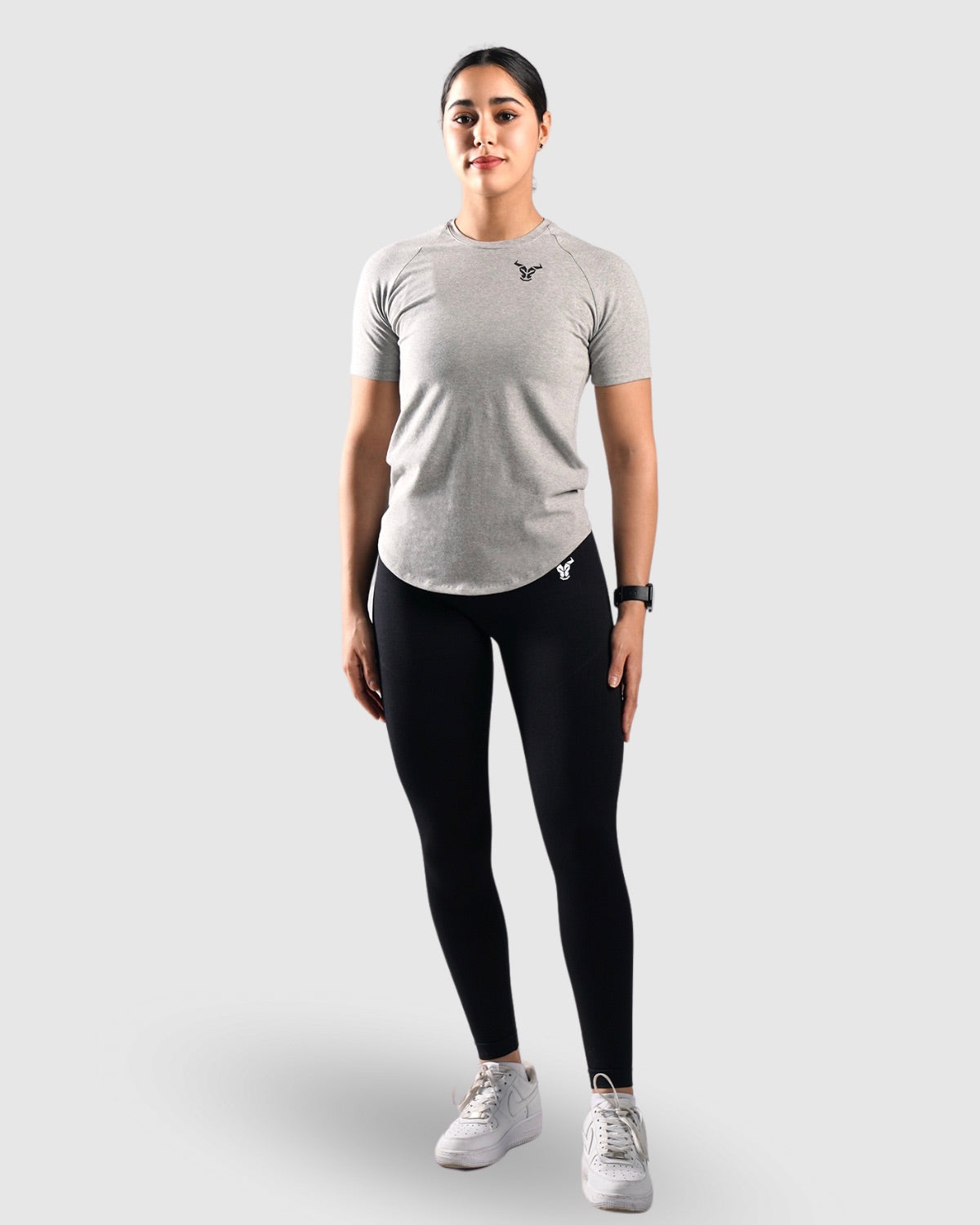 Essential T-shirt Women - Grey Marl