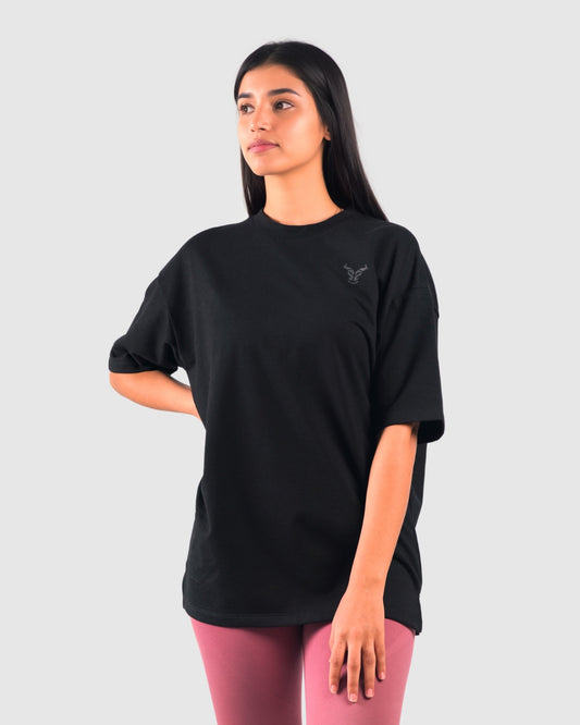 Glory T-shirt Oversize Femme - Noir