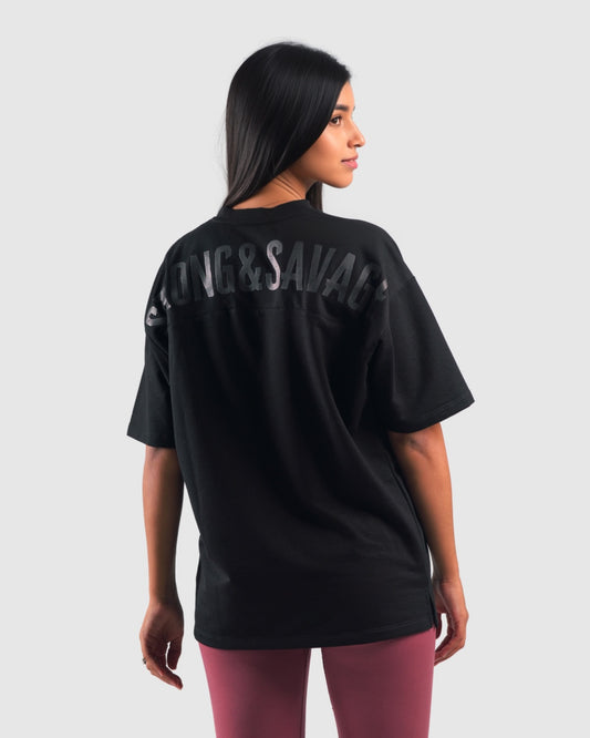 Glory T-shirt Oversize Femme - Noir
