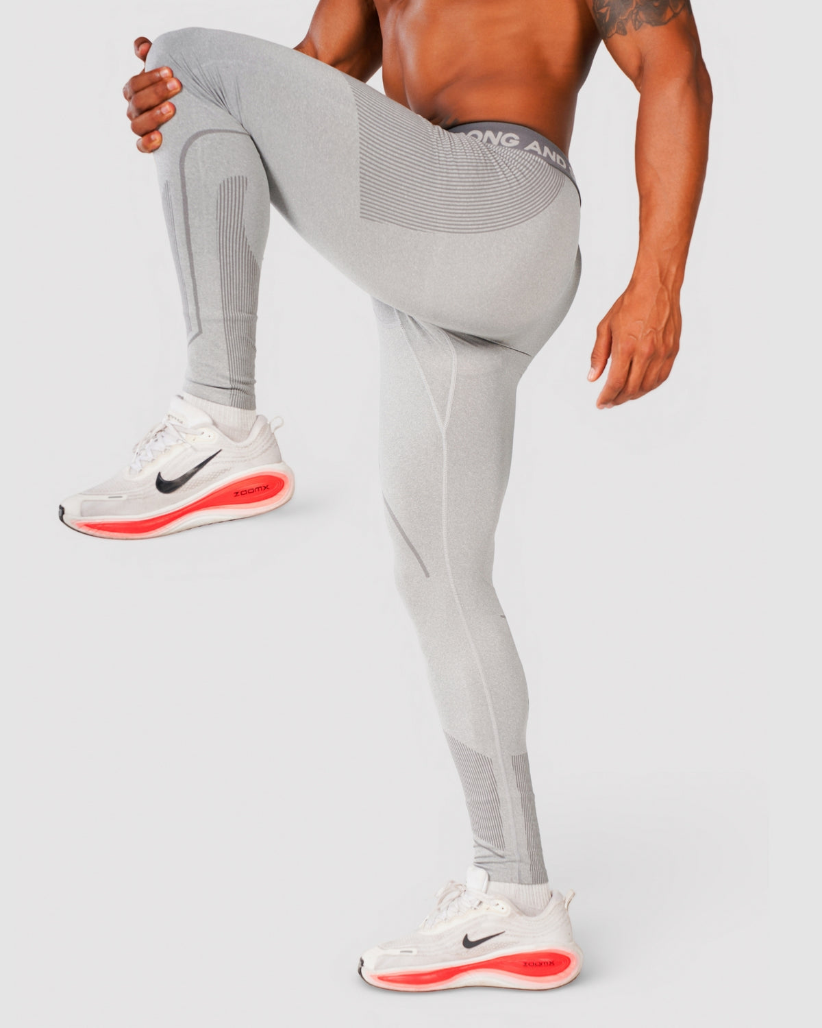 Progress Seamless Leggings - Grey Marl