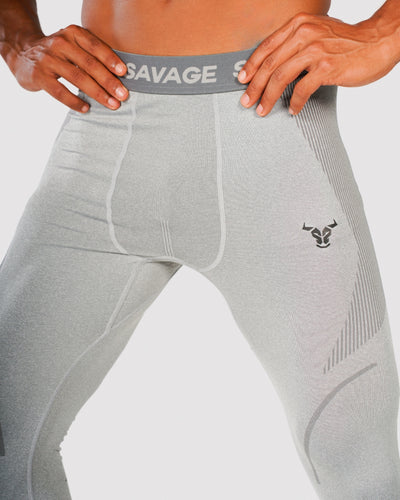 Progress Seamless Leggings - Grey Marl