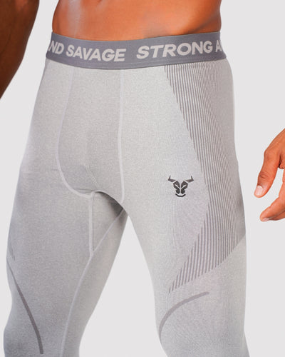 Progress Seamless Leggings - Grey Marl