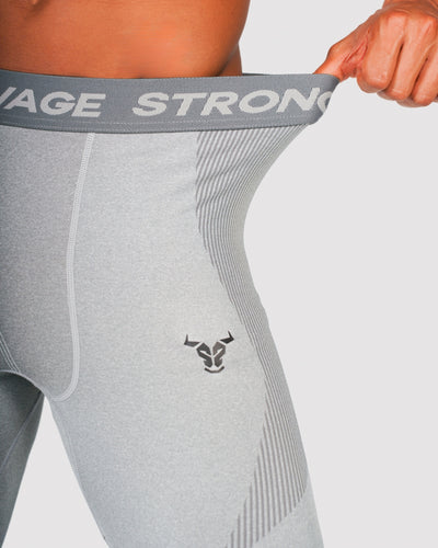 Progress Seamless Leggings - Grey Marl