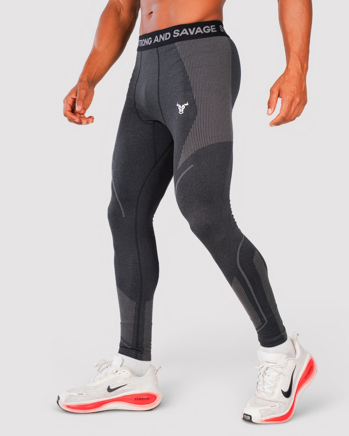 Progress Seamless Leggings - Black Marl