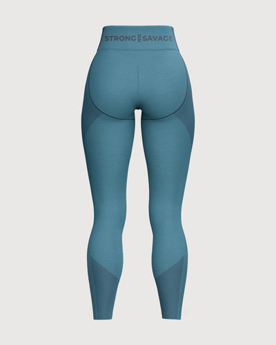 Progress Seamless Leggings- Bleu Chiné 