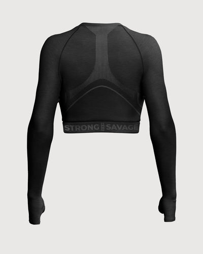 بروجرس سيملس توب - أسود