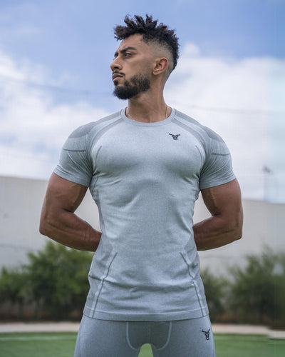Progress Seamless T-shirt - Grey Marl
