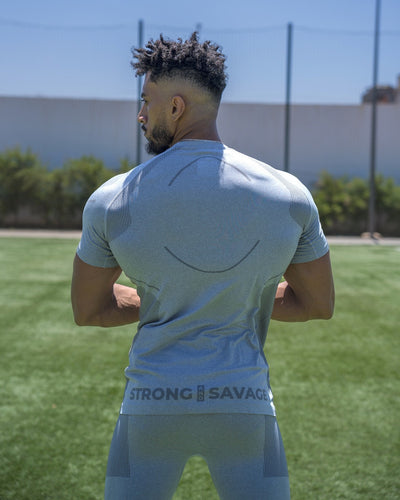 Progress Seamless T-shirt - Grey Marl
