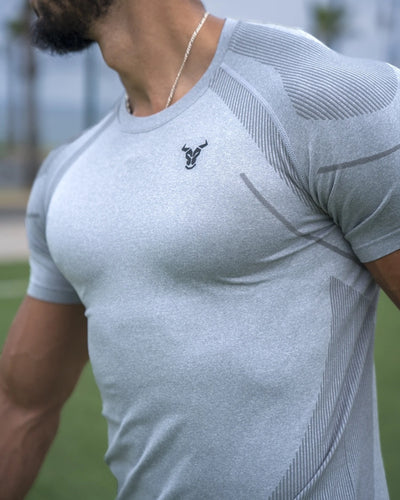 Progress Seamless T-shirt - Grey Marl