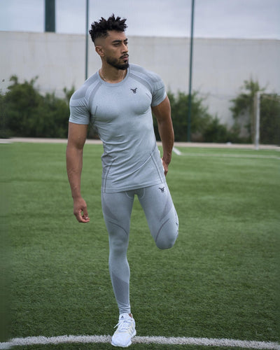 Progress Seamless Leggings - Grey Marl