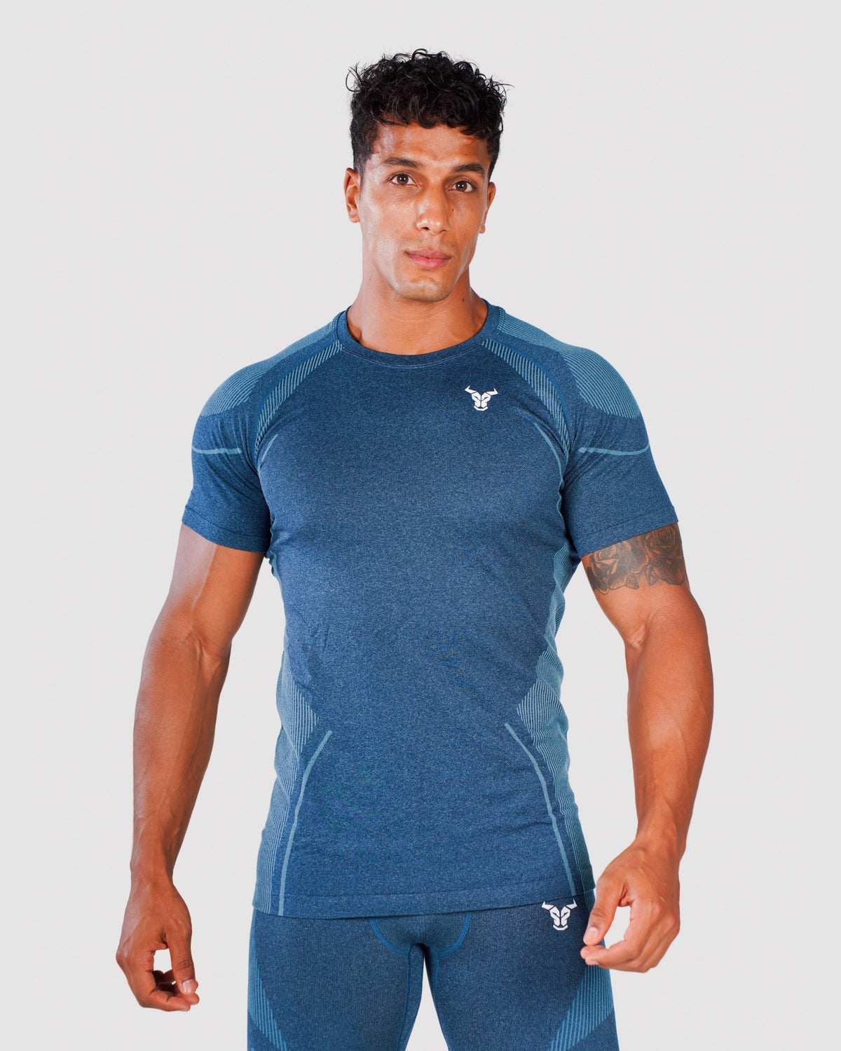 Progress Seamless T-Shirt - Navy Marl