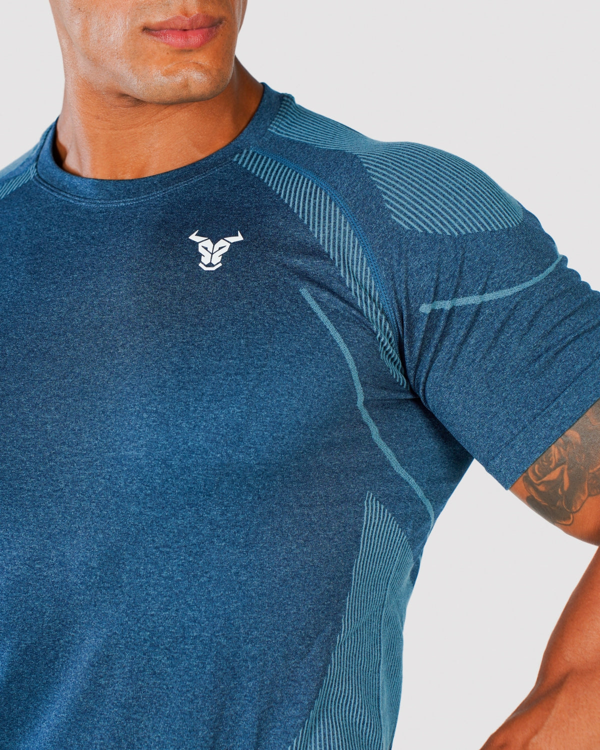 Progress Seamless T-Shirt - Navy Marl
