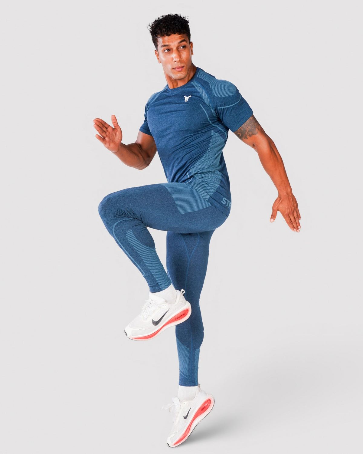 Progress Seamless T-Shirt - Navy Marl