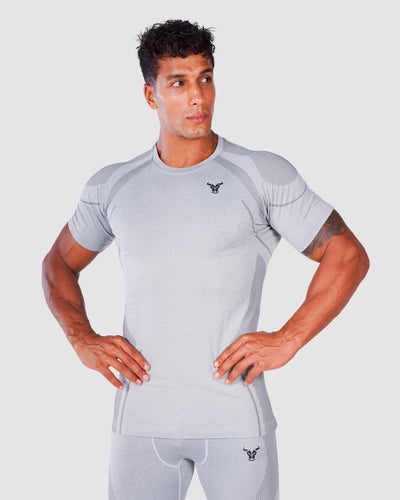 Progress Seamless T-shirt - Grey Marl