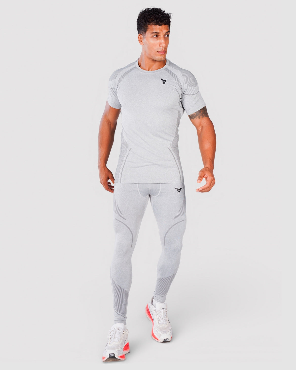 Progress Seamless T-shirt - Grey Marl