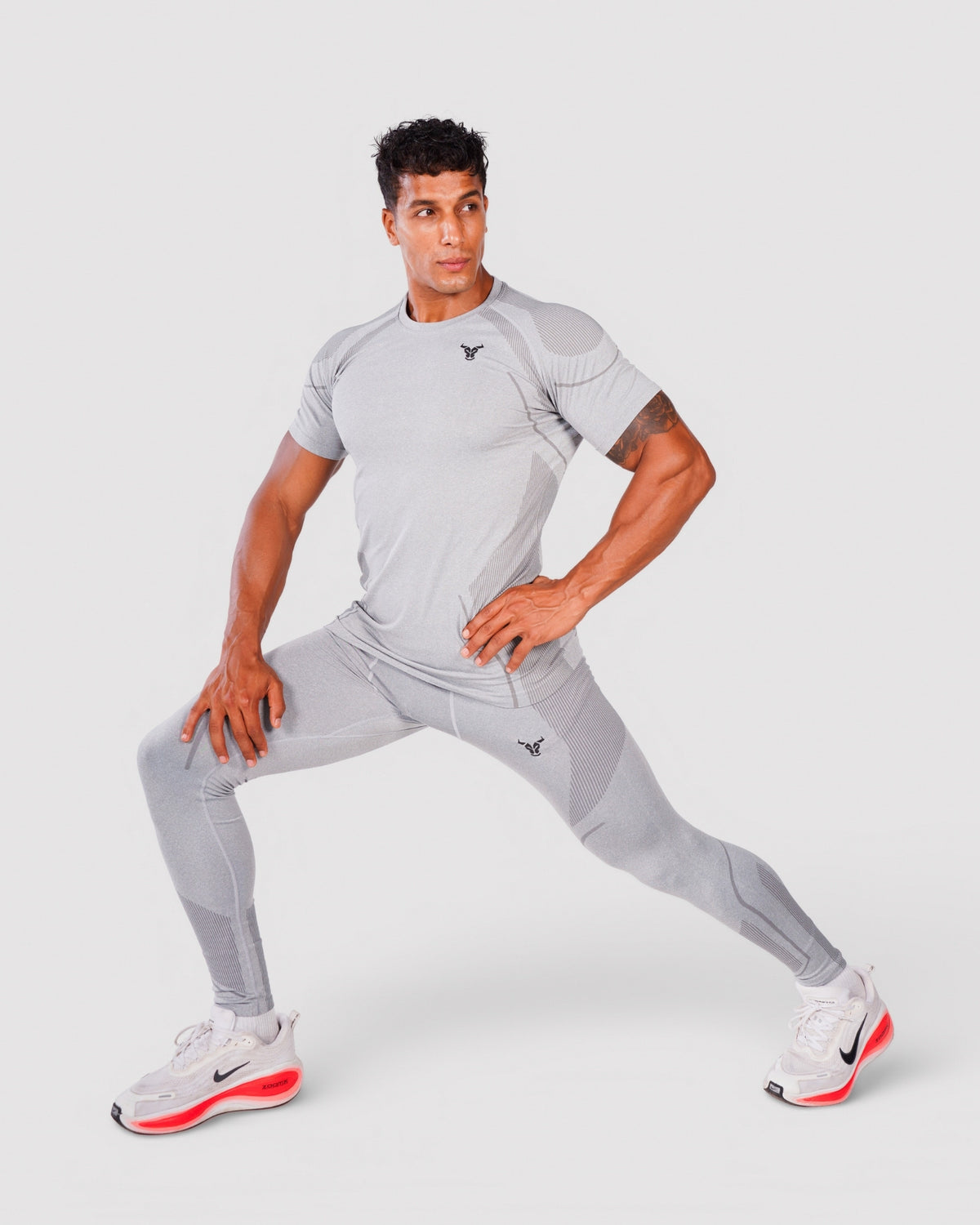 Progress Seamless T-shirt - Grey Marl