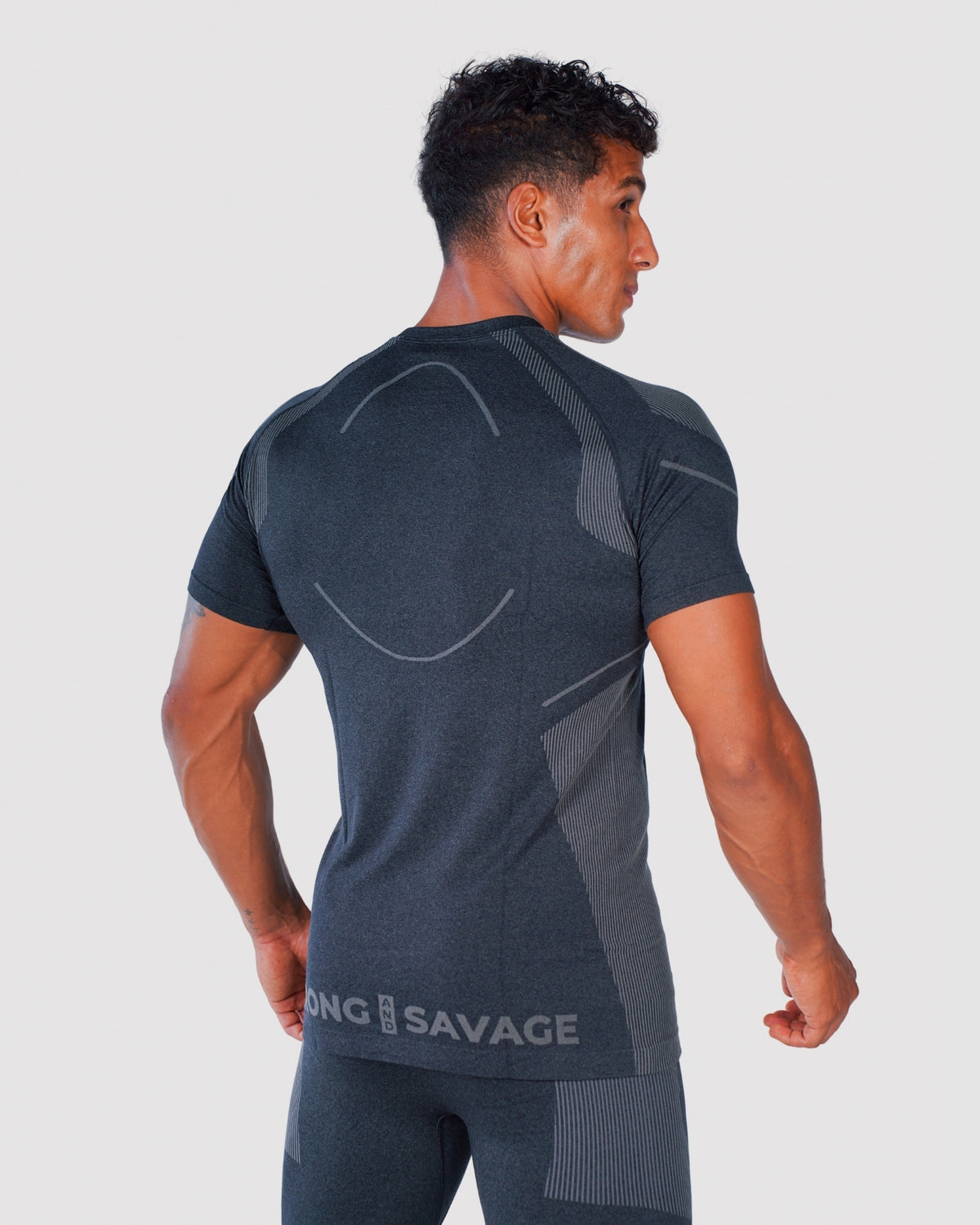 Progress Seamless T-shirt - Black Marl