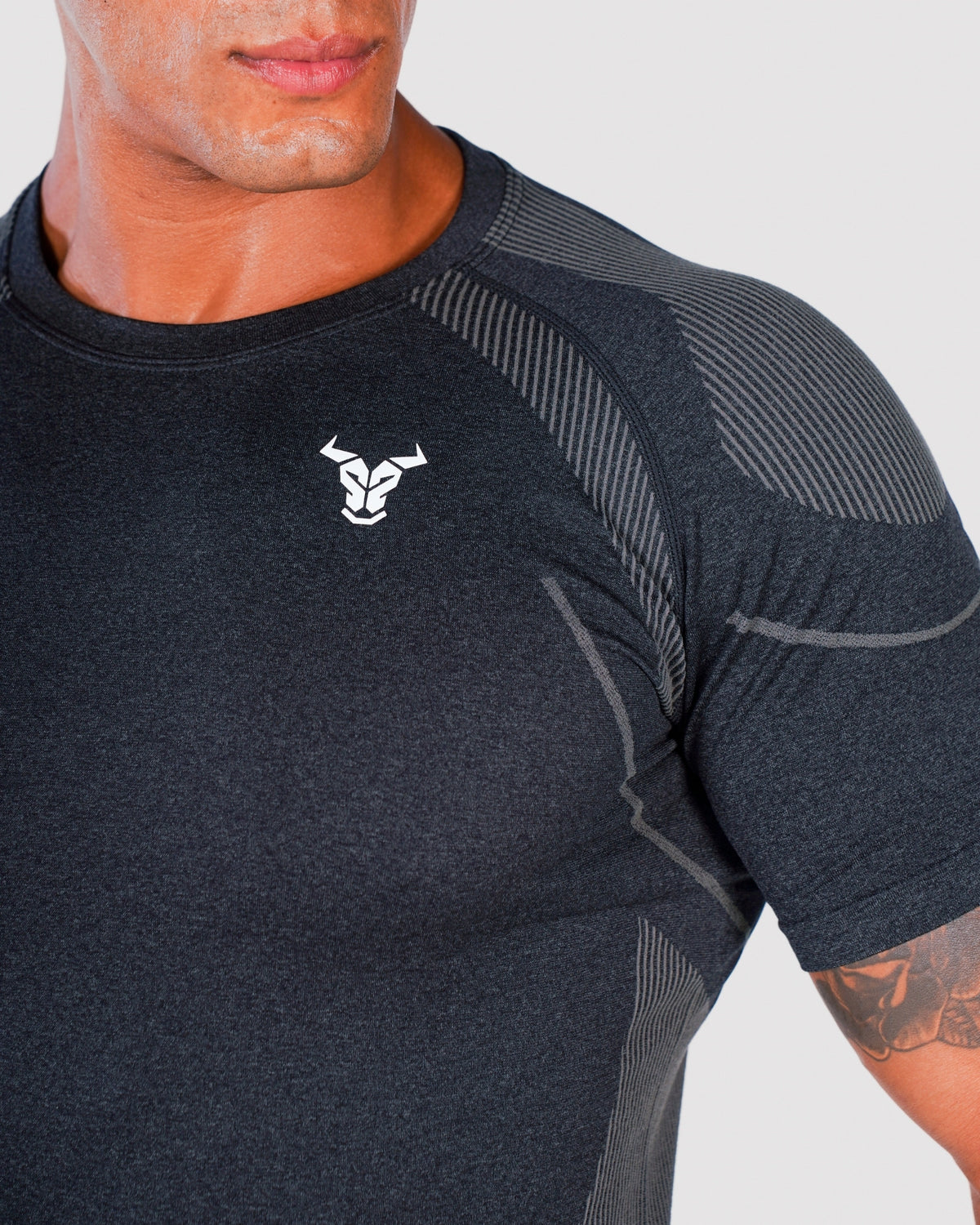 Progress Seamless T-shirt - Black Marl