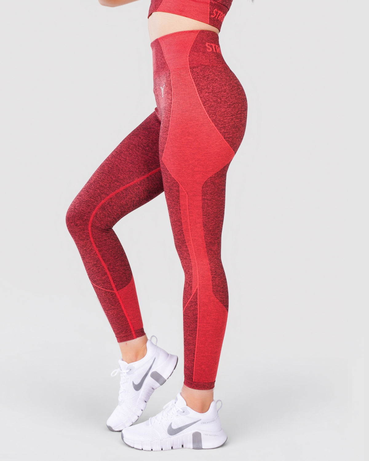 Progress Seamless Leggings - Coral Marl