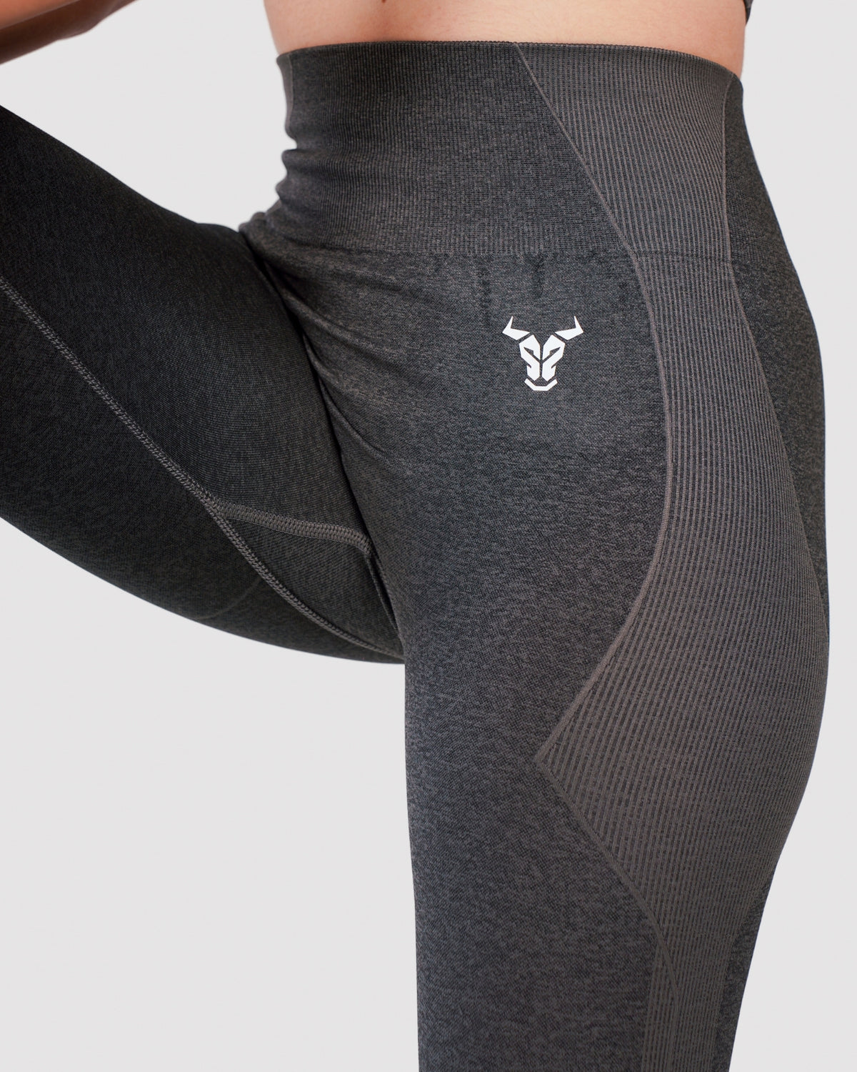 Progress Seamless Leggings - Black Marl