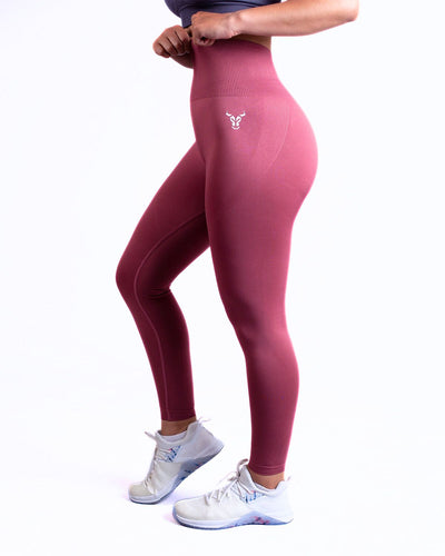 Essential Seamless Leggings - Claret
