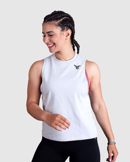 Essential Tank Women - Light Grey