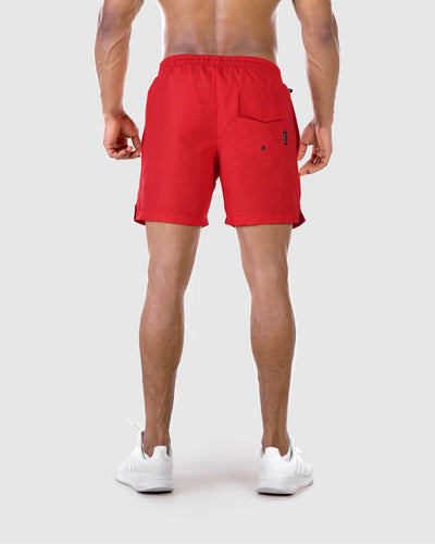 Core Short de bain  - Rouge 