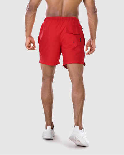 Core Short de bain  - Rouge 