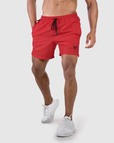 Core Short de bain  - Rouge 
