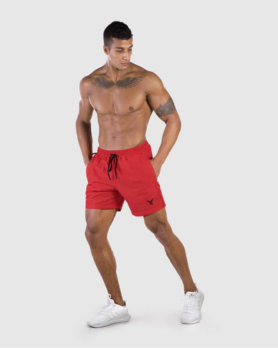 Core Short de bain  - Rouge 