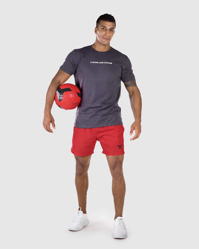 Core Short de bain  - Rouge 