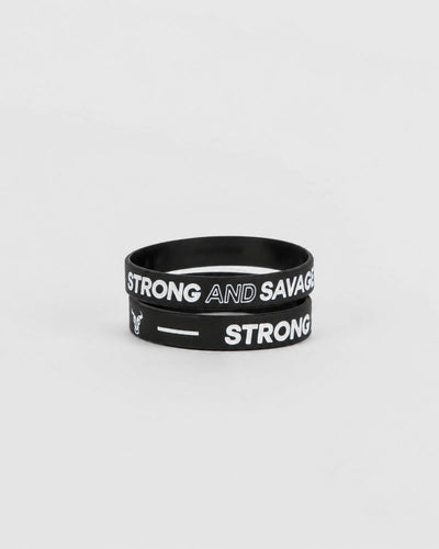 2pcs Silicone Wristbands - Black