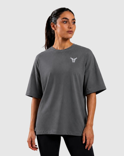 Essential Oversized Women T-shirt - Grey
