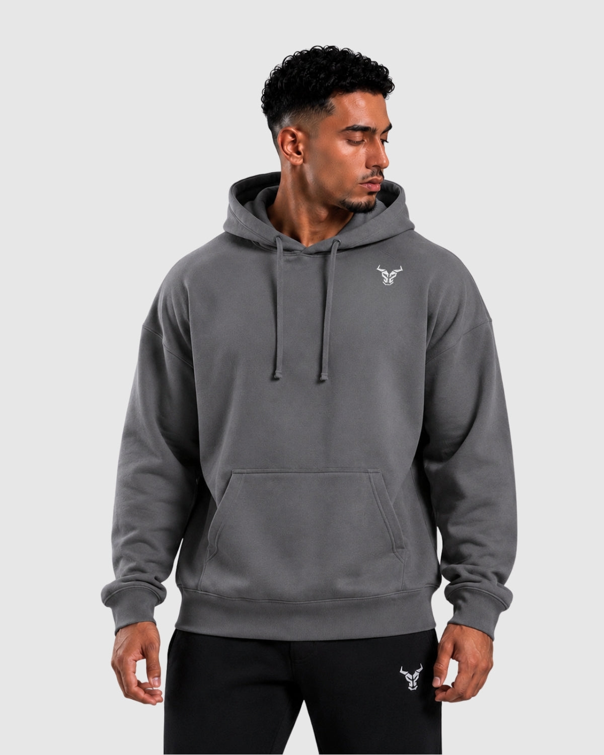 Essential Oversized Hoodie - Grey