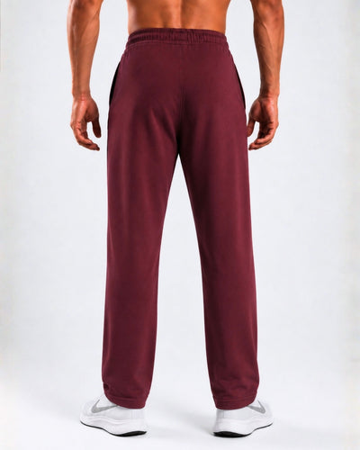 Essential Straight Leg Jogger - Cherry