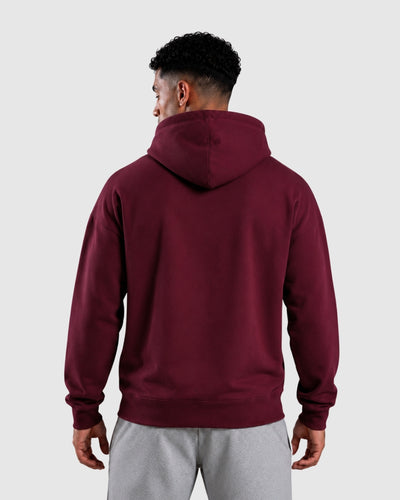 Essential Oversized Hoodie - Cherry