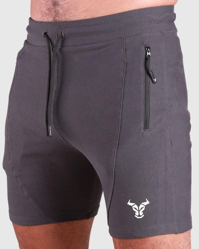 بريمال  شورت - رمادي 