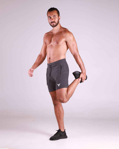 بريمال  شورت - رمادي 