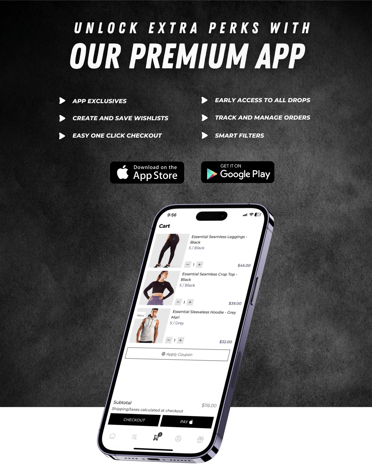 Gym Wear & Workout Clothes app