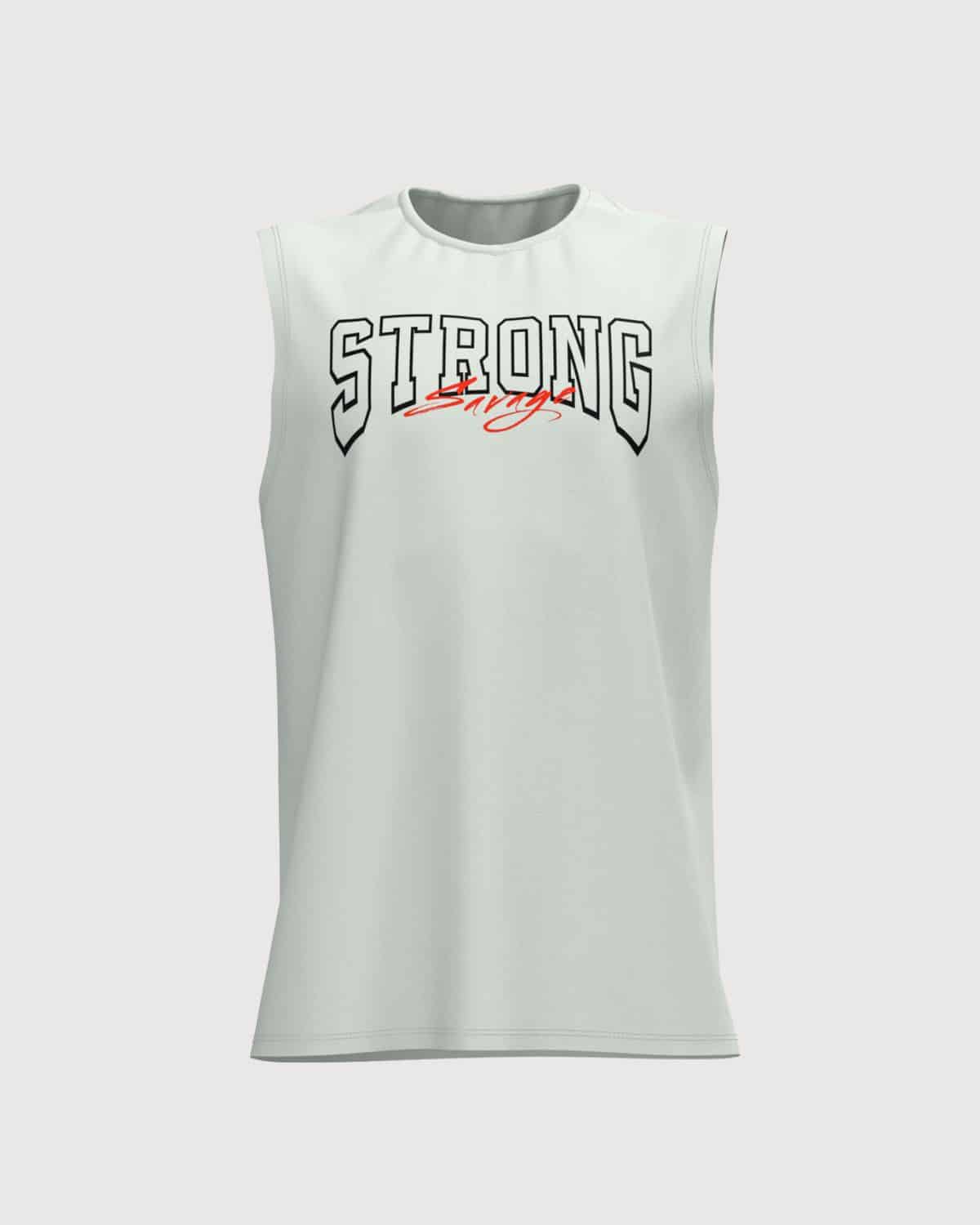 Strong Oversized Tank - White